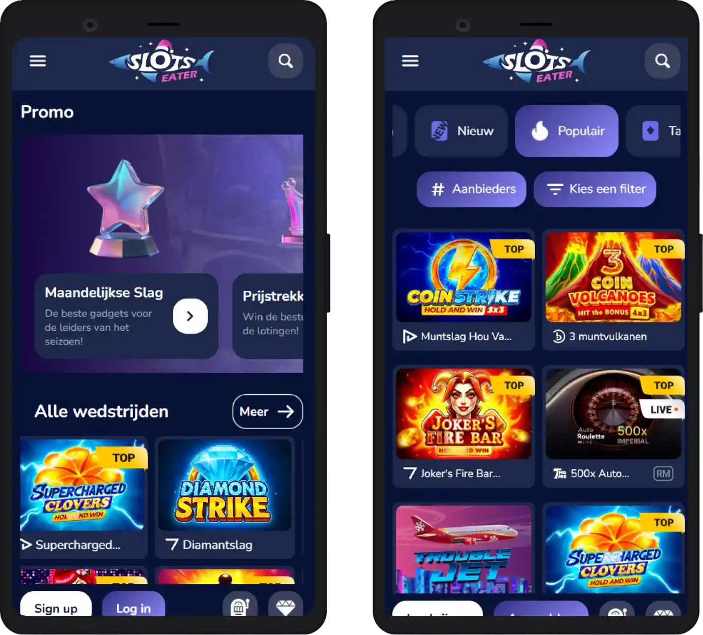 Mobiel casino Slotseater – speel overal je favoriete gokkasten